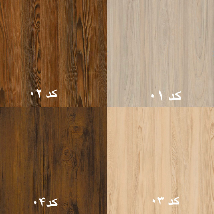سرویس خواب دو نفره جنس نئوپان با روکش ملامینه کد s4